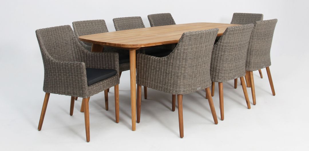 Weston Faro 9pc Dining Setting