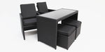 Load image into Gallery viewer, Yarra 5pc Balcony Setting - Black
