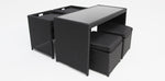 Load image into Gallery viewer, Yarra 5pc Balcony Setting - Black

