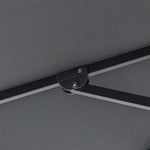 Load image into Gallery viewer, Billy Fresh 3m Midnight Aluminium Umbrella - Black with White Trim
