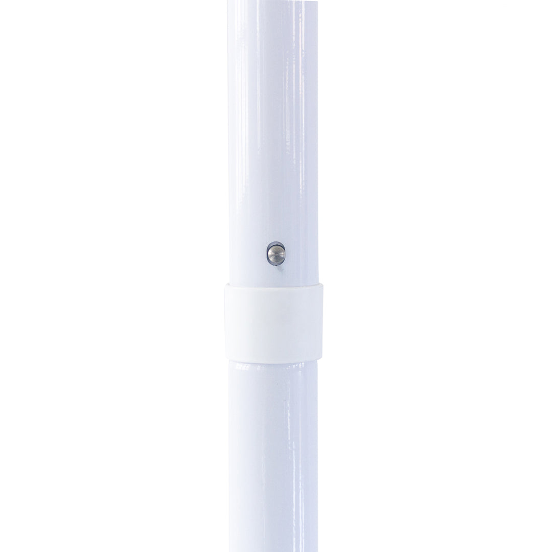 Billy Fresh 3m Nautical Aluminium Umbrella - Blue with White Trim