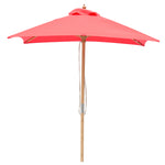 Load image into Gallery viewer, Billy Fresh 2m Bamboo Umbrella - Solid Red
