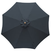 Billy Fresh 3m Bamboo Umbrella - Solid Black