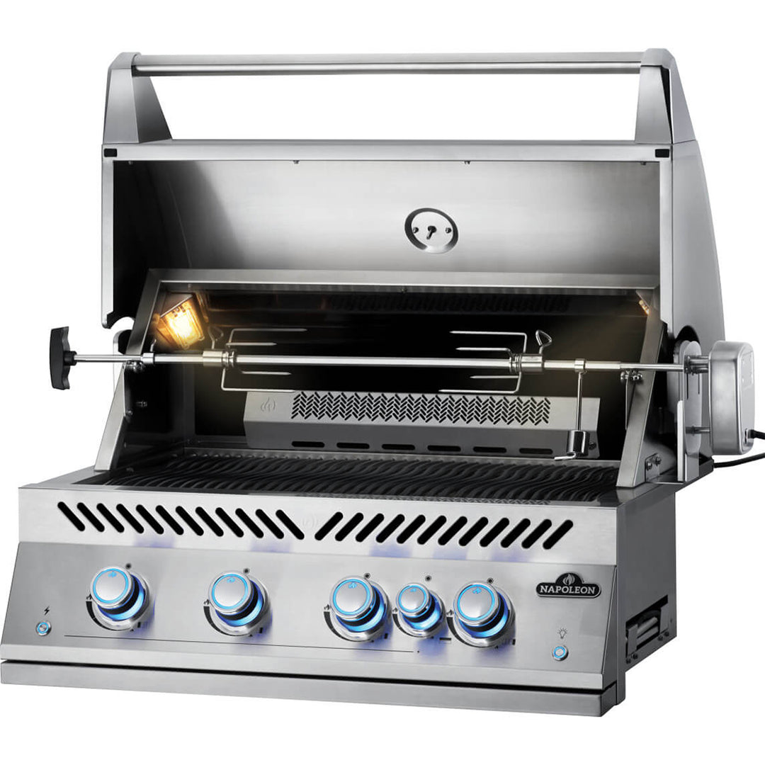 Napoleon Built in 700 Series LPG 32" with Rear Burner + Lights