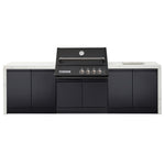 Load image into Gallery viewer, Crossray Xplor Gas BBQ Outdoor Kitchen GD4KW-08 - Black