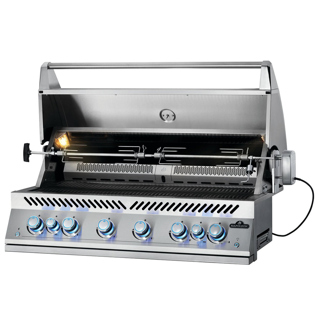 Napoleon Built in 700 Series 44" with Rear Burner + Lights - Natural Gas - BIG44RBINSS-1-AU