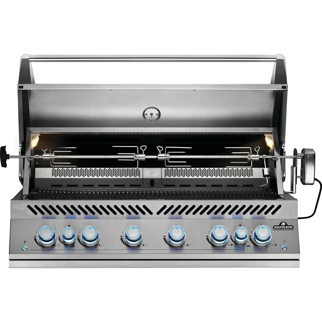 Napoleon Built in 700 Series 44" with Rear Burner + Lights - Natural Gas - BIG44RBINSS-1-AU