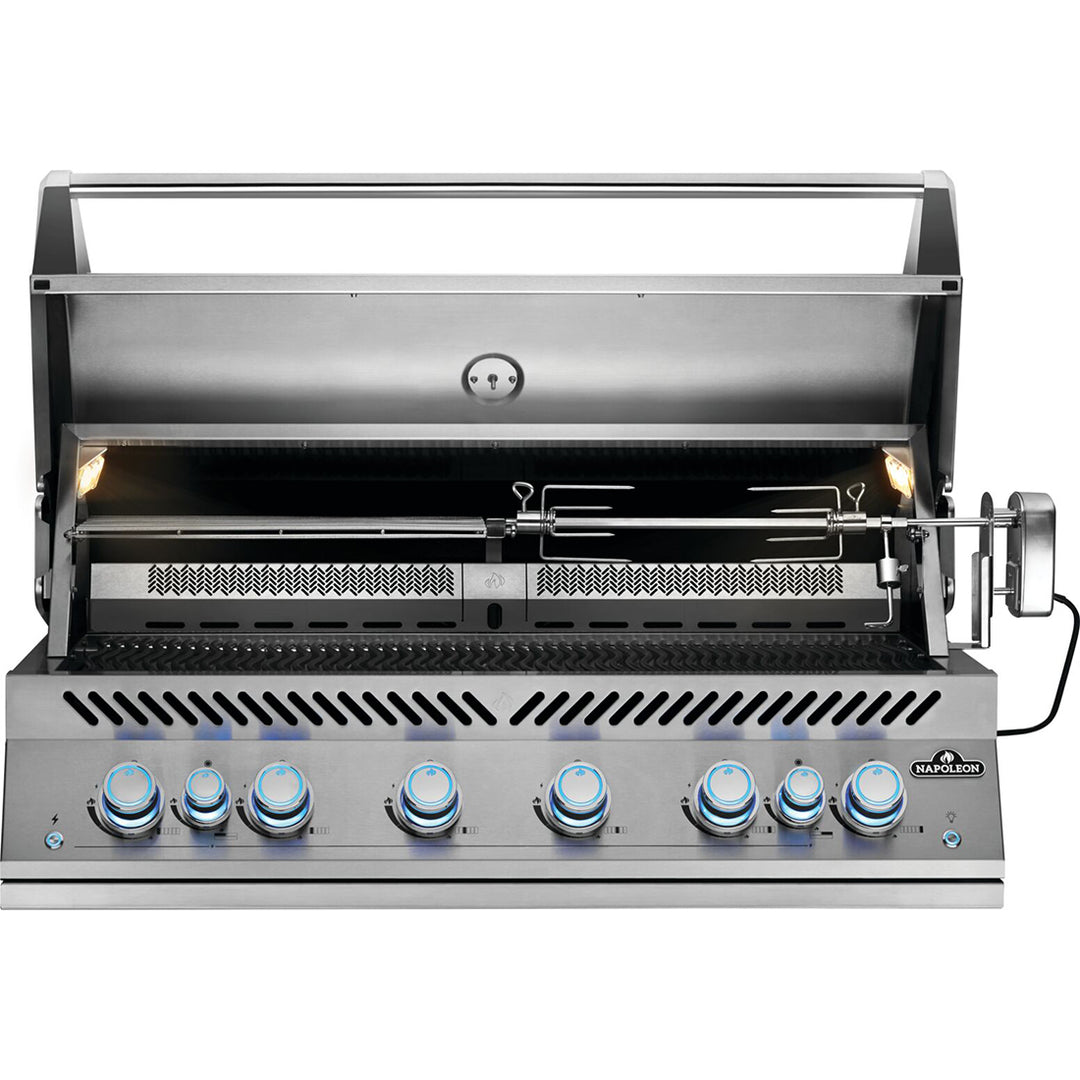 Napoleon Built in 700 Series 44" with Rear Burner + Lights - Natural Gas - BIG44RBINSS-1-AU