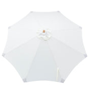 Billy Fresh 3m Deluxe Bamboo Umbrella - Cream