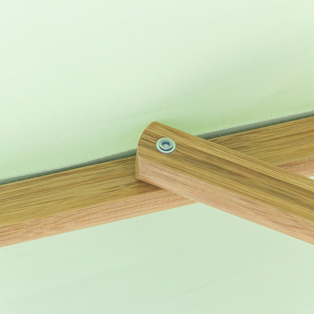 Billy Fresh 3m Deluxe Bamboo Umbrella - Sage