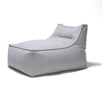 Load image into Gallery viewer, Superior Lounger and Square Pouf Light Grey
