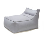 Load image into Gallery viewer, Superior Lounger and Square Pouf Light Grey
