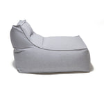 Load image into Gallery viewer, Superior Lounger and Square Pouf Light Grey
