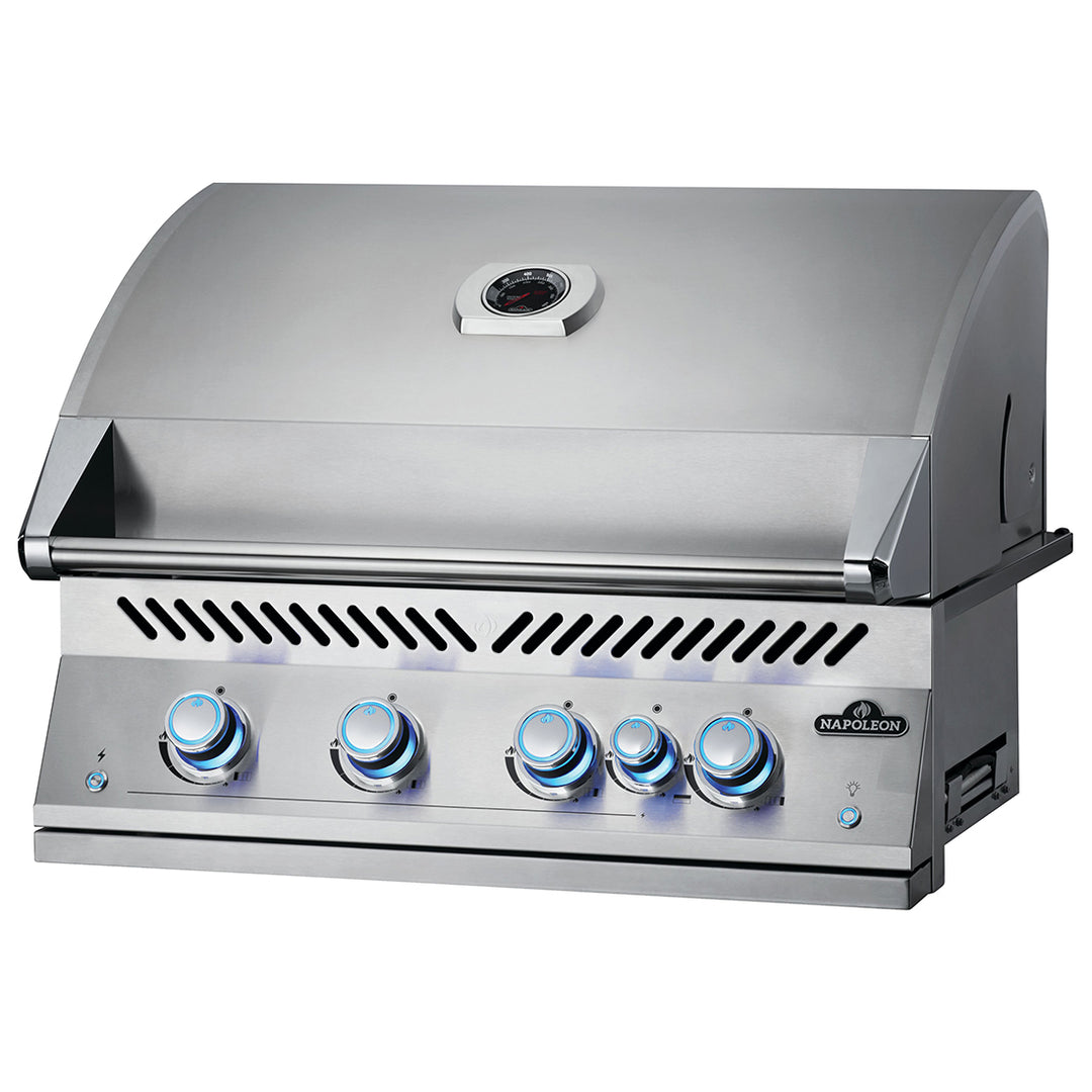 Napoleon Built in 700 Series 32" with Rear Burner + Lights - Natural Gas - BIG32RBINSS-1-AU