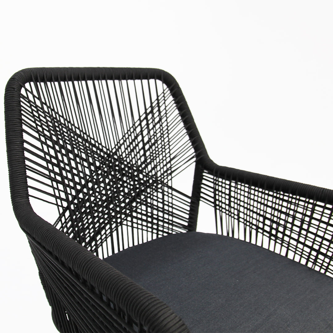 Oscar Albenga 9pc Dining Setting - Black