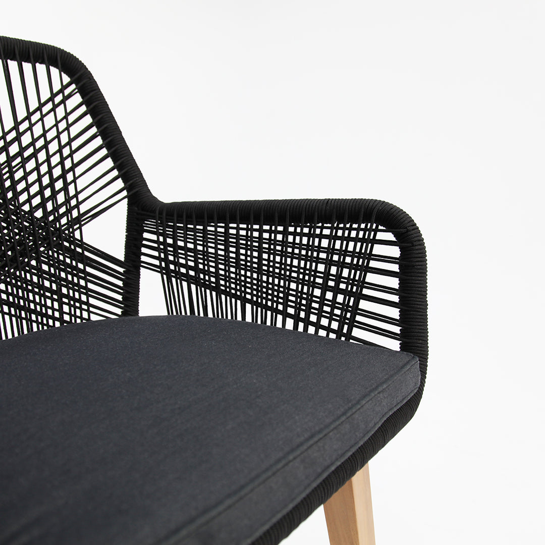 Bosco Albenga 9pc Dining Setting - Black