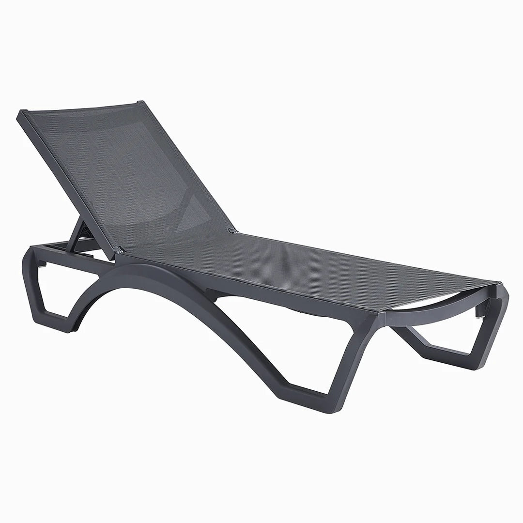 Aloha 3pc Sunlounge Setting - Charcoal