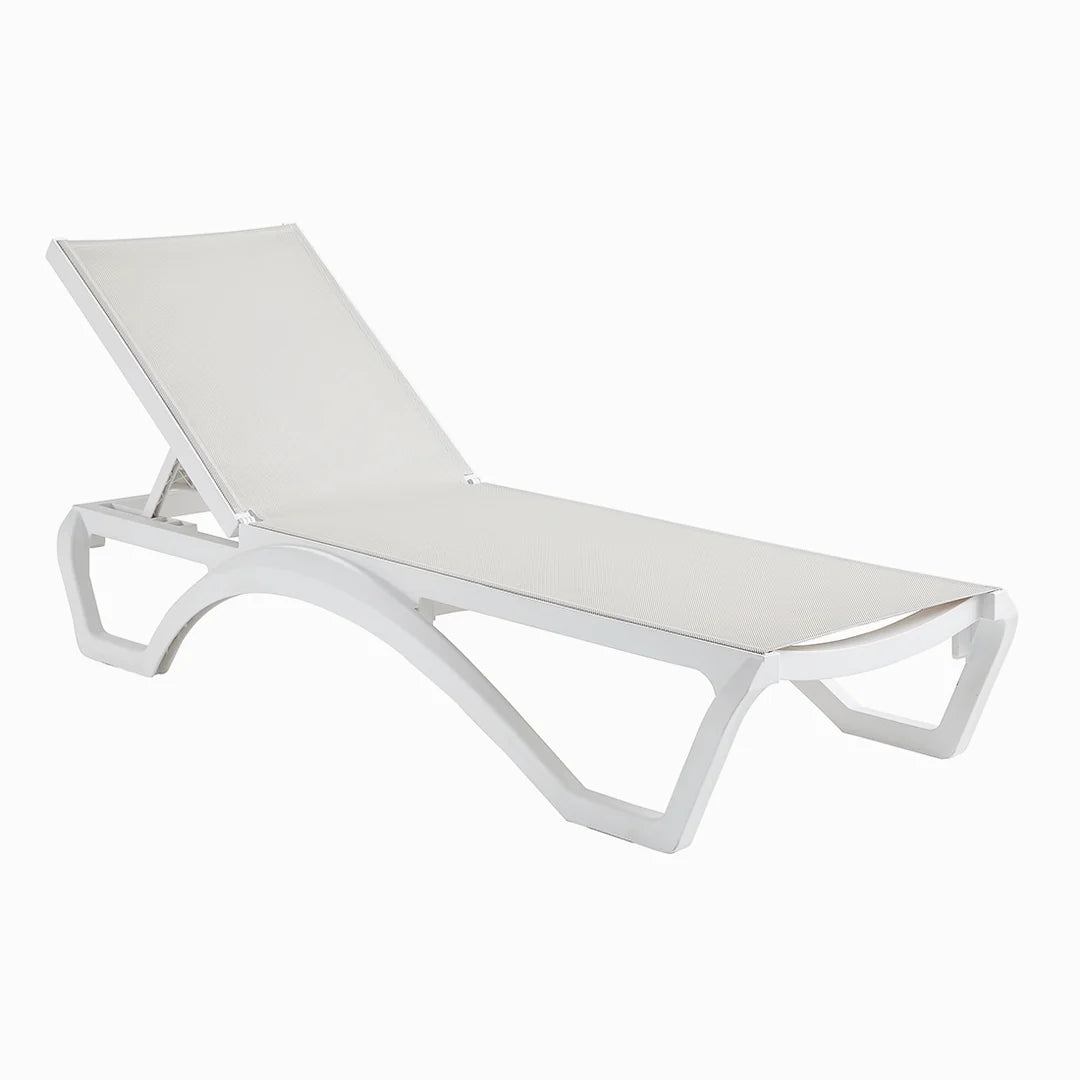 Aloha 3pc Sunlounge Setting - White