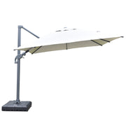Amalfi 3x3m Cantilever Umbrella with Water Base - Light Grey