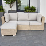 Load image into Gallery viewer, Amani 4pc Storage Lounge - Driftwood Stone