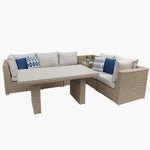 Load image into Gallery viewer, Amani 7pc Storage Lounge Dining + Cnr Table - DW