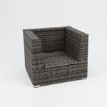Load image into Gallery viewer, Amani Storage Armchair - Grey Storm