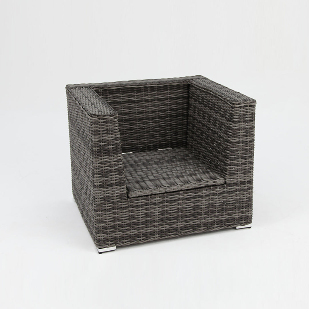 Amani Storage Armchair - Grey Storm