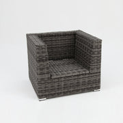 Amani Storage Armchair - Grey Storm