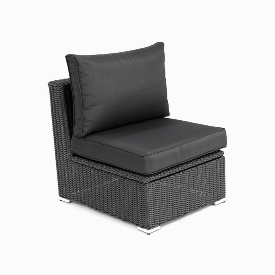 Amani Storage Centre Chair - Black Charcoal