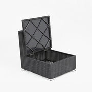 Amani Storage Centre Chair - Black Charcoal