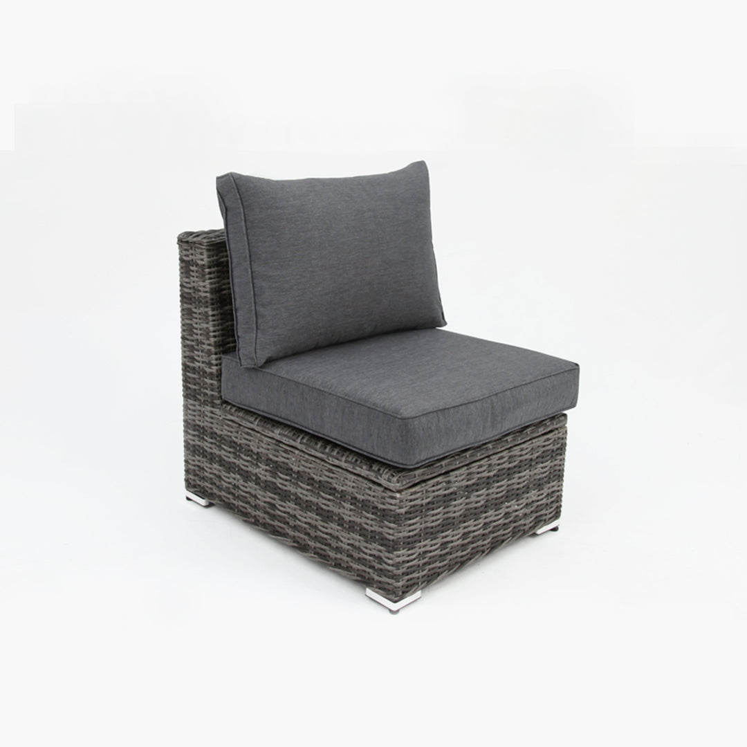 Amani 7pc Storage Lounge w/ Coffee Table - Grey