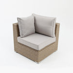 Load image into Gallery viewer, Amani 4pc Storage Lounge - Driftwood Stone