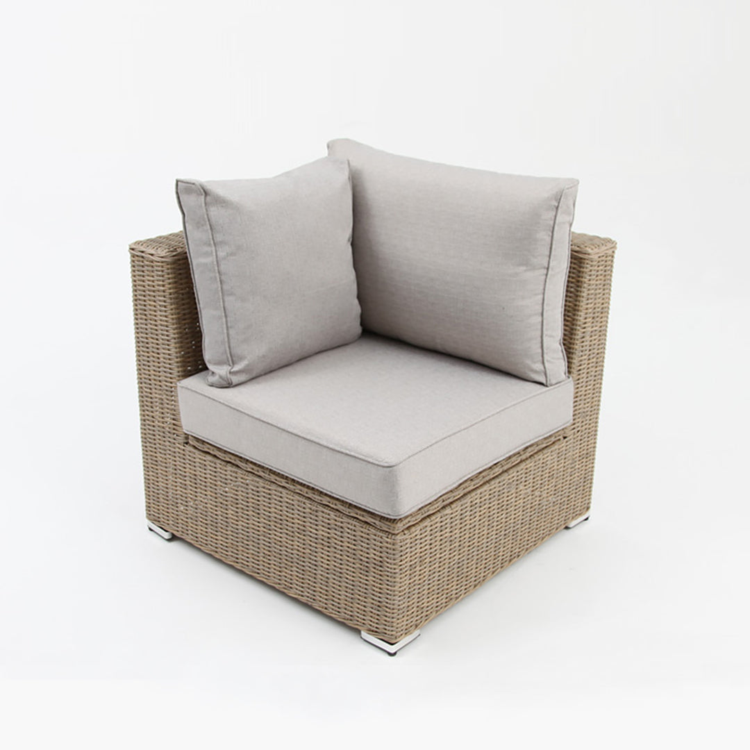 Amani 4pc Storage Lounge - Driftwood Stone