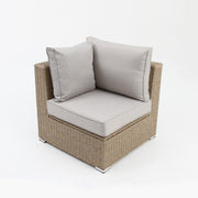 Amani 4pc Storage Lounge - Driftwood Stone