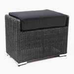 Load image into Gallery viewer, Amani Footstool - Black Charcoal