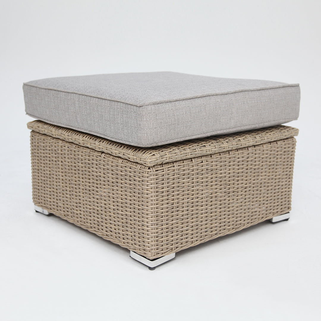 Amani 4pc Storage Lounge - Driftwood Stone