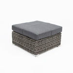 Load image into Gallery viewer, Amani Small Storage Ottoman - Grey Storm
