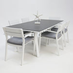 Load image into Gallery viewer, Athena Dallas 7pc Dining Setting - White