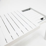 Azura Extendable Balcony Table - White