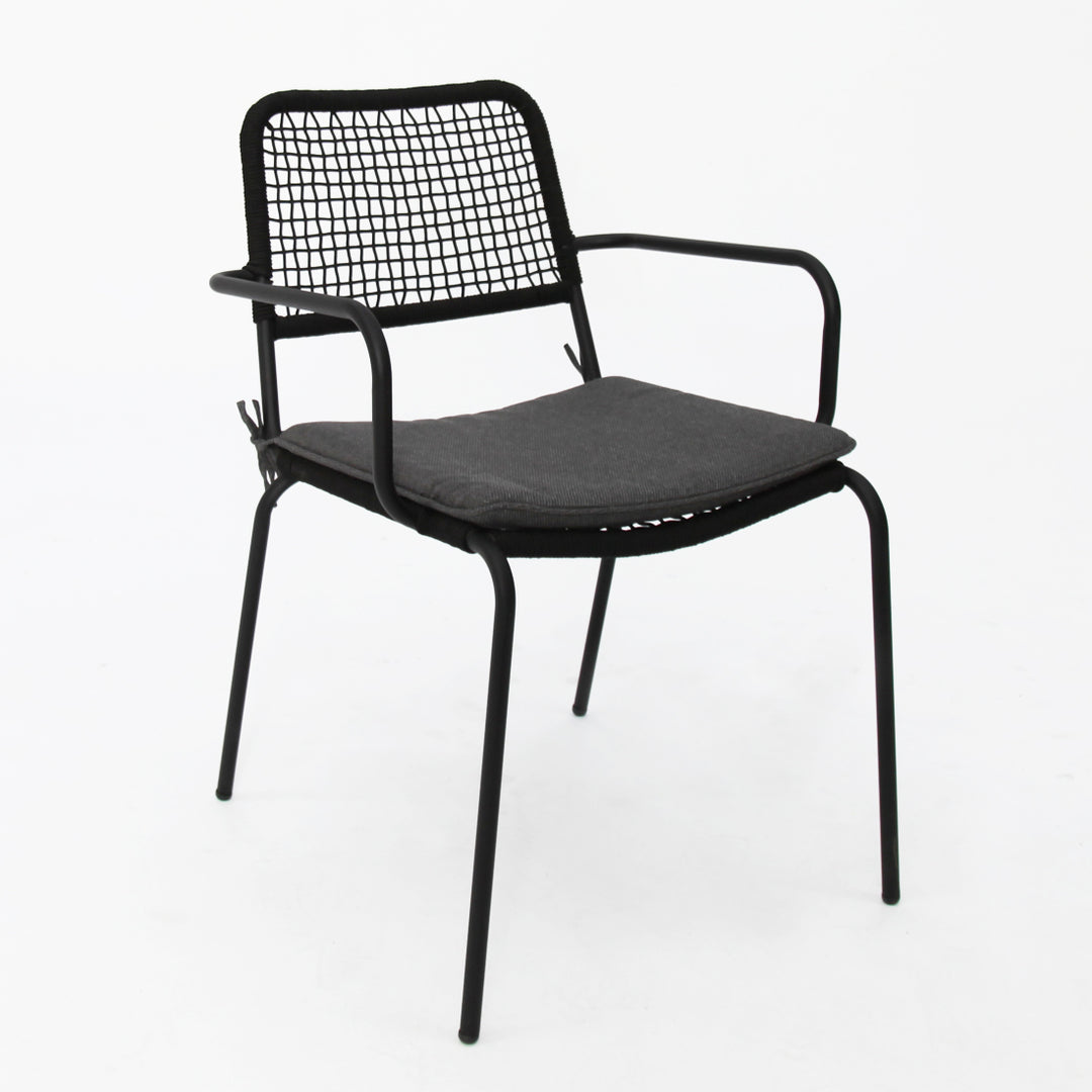 Carella Bahamas 7pc Dining Setting - Black