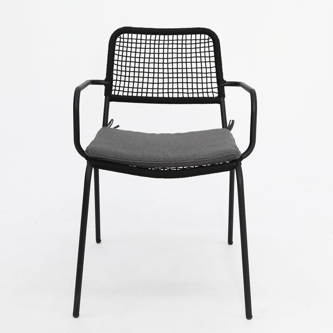 Milano Bahamas 7pc Dining Setting - Black