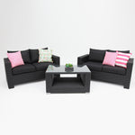 Load image into Gallery viewer, Banksia 22CT Lounge Setting - Black Charcoal
