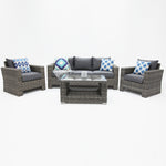 Load image into Gallery viewer, Banksia 311 Lounge Setting - Grey Storm
