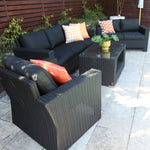 Load image into Gallery viewer, Banksia 321 Lounge Setting - Black Charcoal
