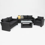 Load image into Gallery viewer, Banksia 321 Lounge Setting - Black Charcoal
