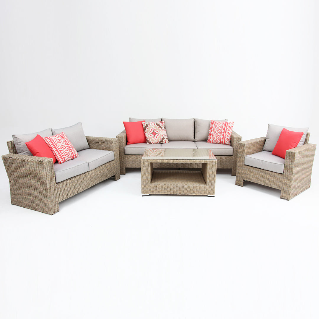 Banksia 321 Lounge Setting - Driftwood Stone