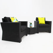 Banksia 11CT Lounge Setting Black