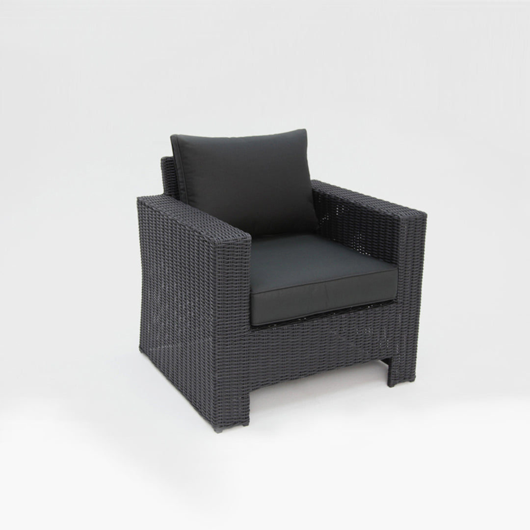 Banksia Armchair - Black Charcoal