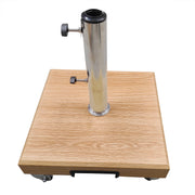 25kg Timber Look Umbrella Base