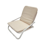 Load image into Gallery viewer, Banana Yellow and White Stripe Beach Chair
